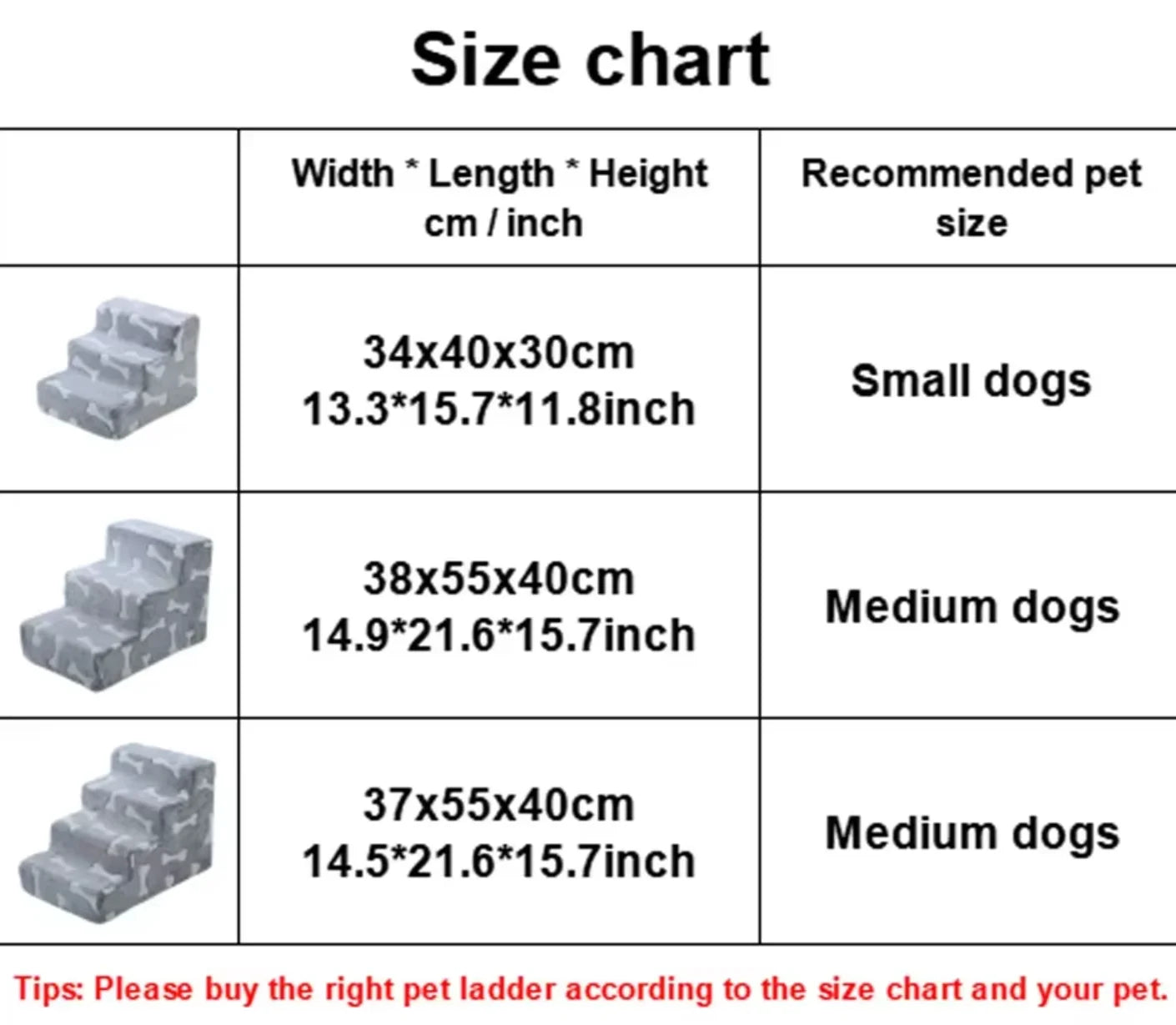 Ladder Dogs Pets Bone Shape Puppys Stairs Beside The Sofa Bed Ramp For Dogs Protecting Pets Joint Safety Stairs For Elderly Dogs