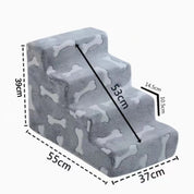 Ladder Dogs Pets Bone Shape Puppys Stairs Beside The Sofa Bed Ramp For Dogs Protecting Pets Joint Safety Stairs For Elderly Dogs
