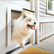 New pet products, pet PVC dog door cat door magnetic attraction positioning large dog door fence two-way free entry and exit