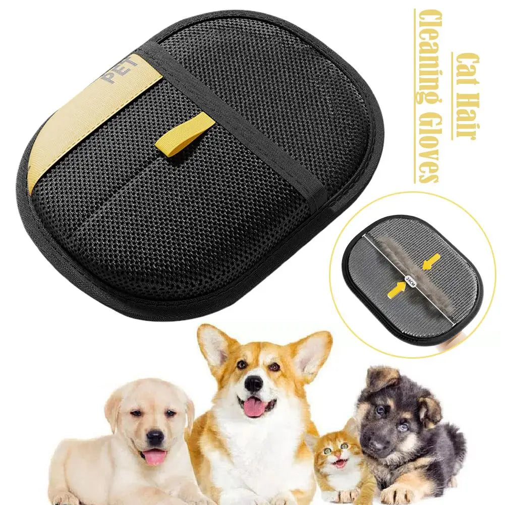 Dog Glove Brush Cat Hair Glove Wool Removal Glove Pet Hair Remover Static Dedusting Brush For Dogs Cats Supplies H1L2