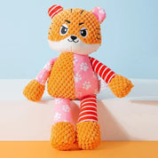 Pet Plush Toy Cat Dog Puzzle Toy Cute Animals Bite Resistant Interactive Squeaky Pet Dog Teeth Cleaning Chew Toy Pet Supplies