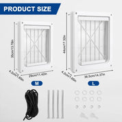 New pet products, pet PVC dog door cat door magnetic attraction positioning large dog door fence two-way free entry and exit